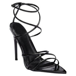 Stiletto Heel Sandals Black